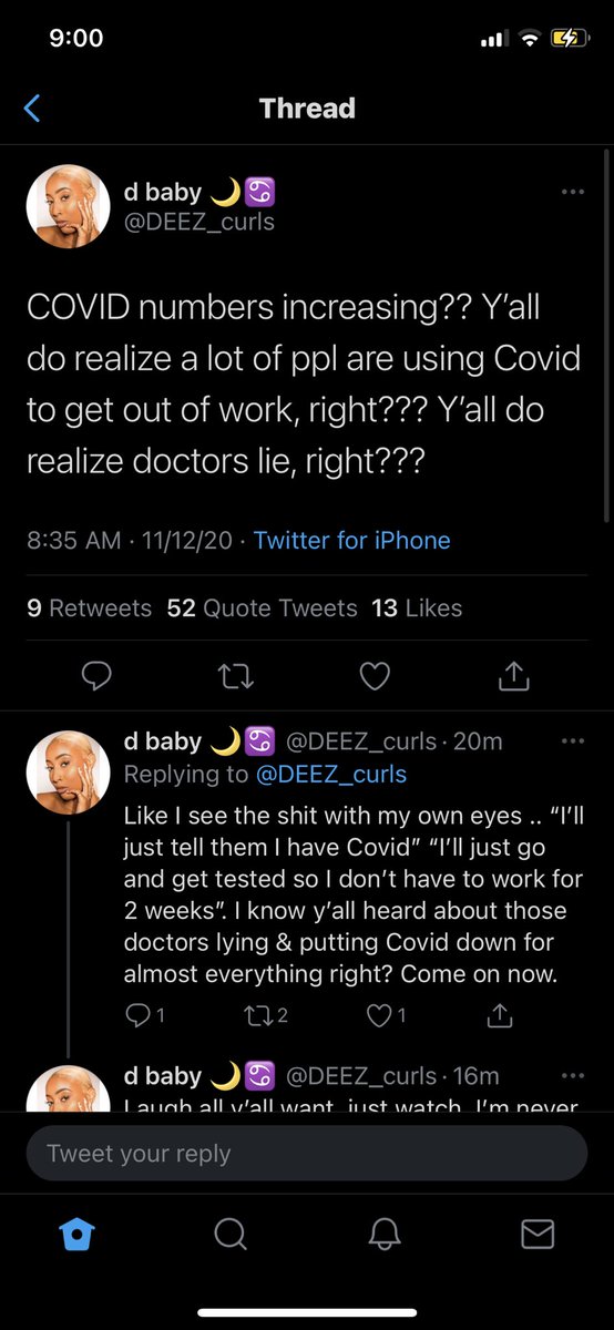 y’all always talmbout some “muting this tweet” after y’all say something dumb 