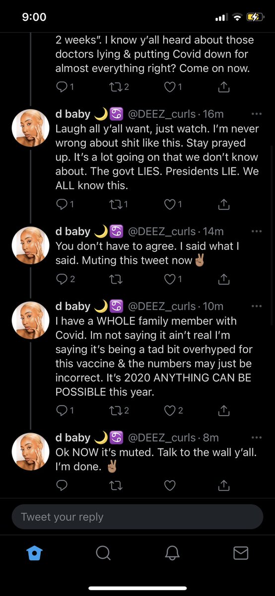 y’all always talmbout some “muting this tweet” after y’all say something dumb 