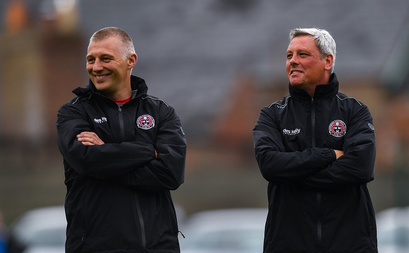bfcdublin's tweet photo. ✍️🏼We are delighted to confirm that manager Keith Long and assistant manager Trevor Croly have both signed new 4⃣-year contracts to commit their futures to the club: https://t.co/zgZEGLioWH 

#WeAreBohs #DublinsOriginals ❤️🖤 https://t.co/ncN2tRmcWM
