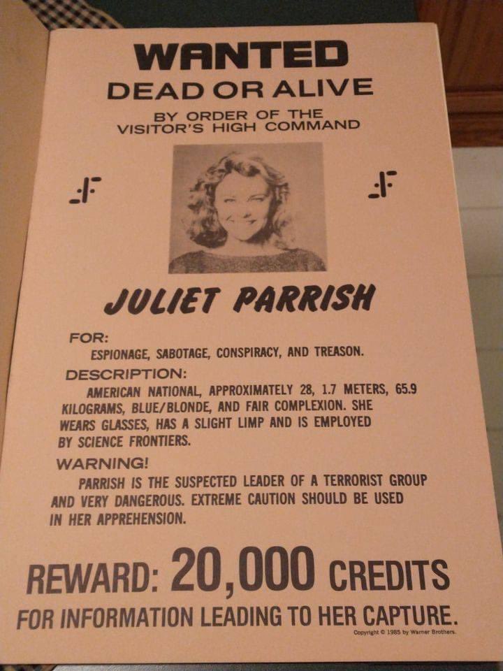 Charlton_Hero's tweet image. #VTheMiniSeries promotional wanted posters released during the shows run. A very cool rarity for all the VEEKs out there!! #VTheTVSeries #VTheFinalBattle #VTheComic