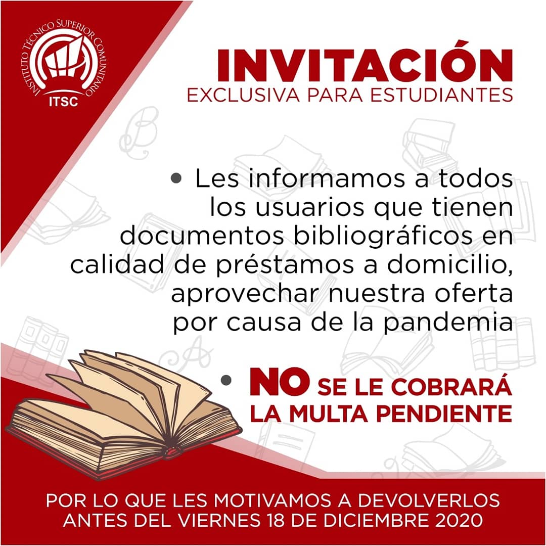 ITSCoficial's tweet photo. Entérate de las informaciones interesantes que nuestra biblioteca tiene para ti.
.
#somositsc
#eduperior
#biblioteca
📕📖📚 https://t.co/4o2Mnd7ajl