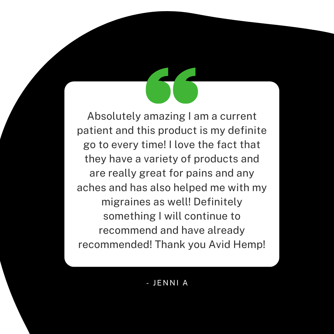 Avid_hemp's tweet photo. Another great customer review! 🙏  🙌 #avidhemp https://t.co/BojL9ameyM
