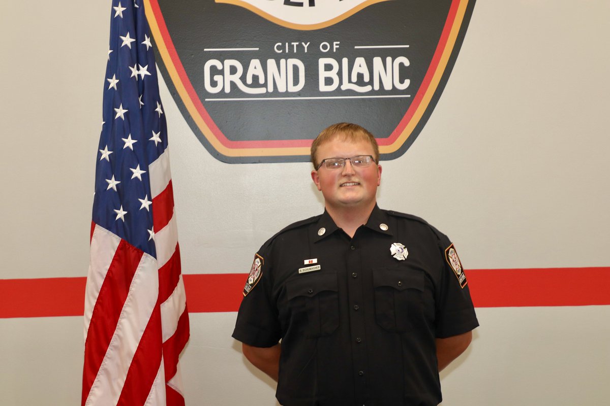 CityofGBFire's tweet photo. Happy Birthday to Grand Blanc City Firefighter Blase Schumacher!! https://t.co/LnZ57AgI49