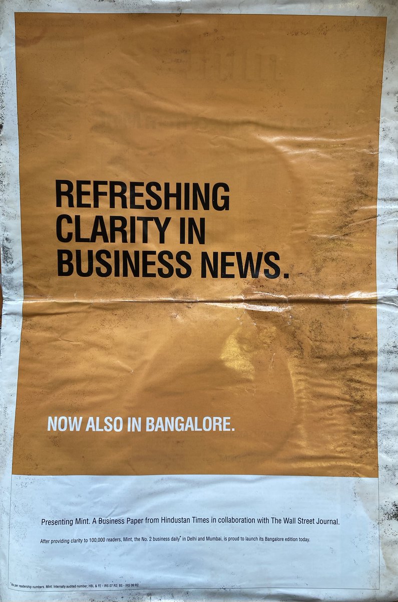 Back in early 2007, when I was regularly traveling to BOM and DEL, I came across a fascinating business daily that was slightly larger than a tabloid size but smaller than a regular broadsheet – I learnt that’s what they call a Berliner. 2/16
