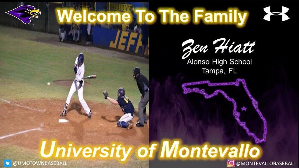 UMoTownBaseball's tweet photo. Welcome 1B @Zen_Hiatt26 from Tampa, FL to the Falcon family! Zen plays at Alonso High School. https://t.co/nyHWTVfXP7