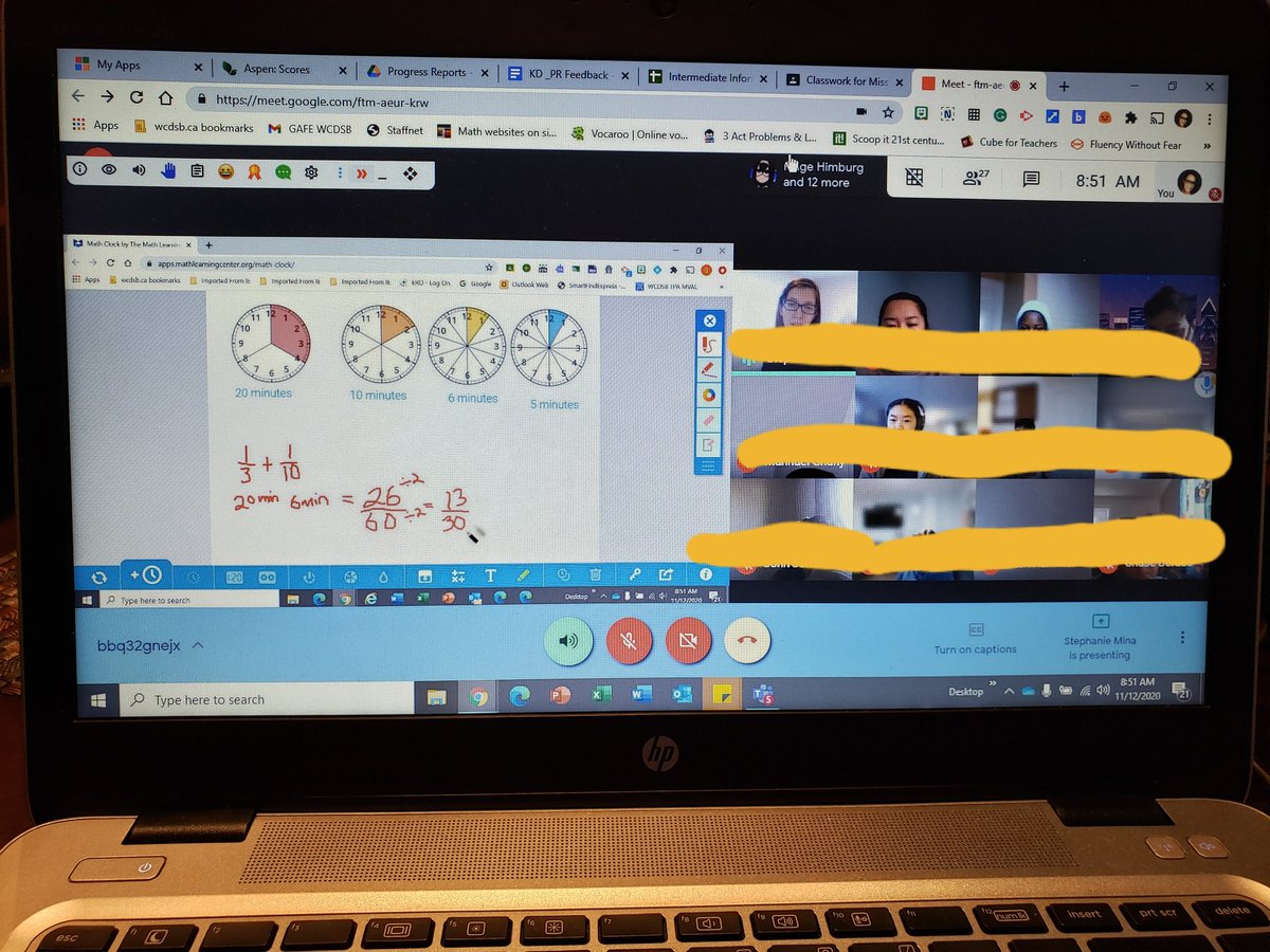 MrsRellinger's tweet image. Wow! @IsidoreVirtual! We are so fortunate to have Math Coach @stephanieagoad with us this week! Take a look at this amazing  fraction #numberstring using the  clock as a tool to build conceptual thinking! Way to go #mathematicians!
