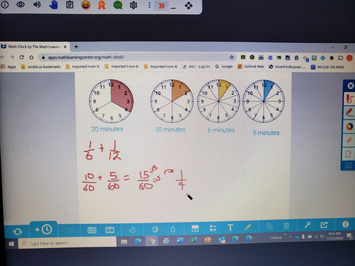 MrsRellinger's tweet image. Wow! @IsidoreVirtual! We are so fortunate to have Math Coach @stephanieagoad with us this week! Take a look at this amazing  fraction #numberstring using the  clock as a tool to build conceptual thinking! Way to go #mathematicians!