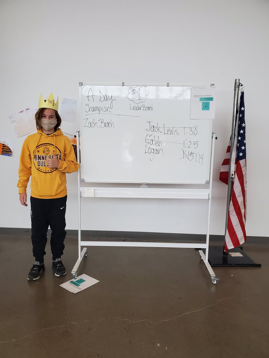 A "B" Day Champion has been crowned!