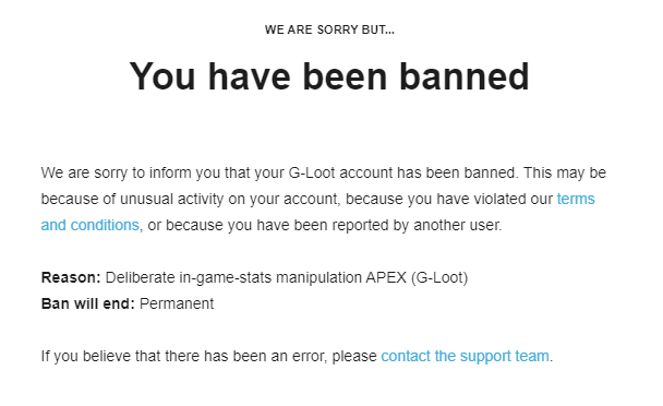 rondonstreams's tweet photo. Will have to take a break from scrims and every @GLLApex tournaments because of an unrightful permanent ban I've been given on their platform. I'm 100% innocent and I will keep fighting for my innocence.I feel hatred, but mostly Iam disappointed as I cannot practice with my team. https://t.co/9rFIJvo5jZ