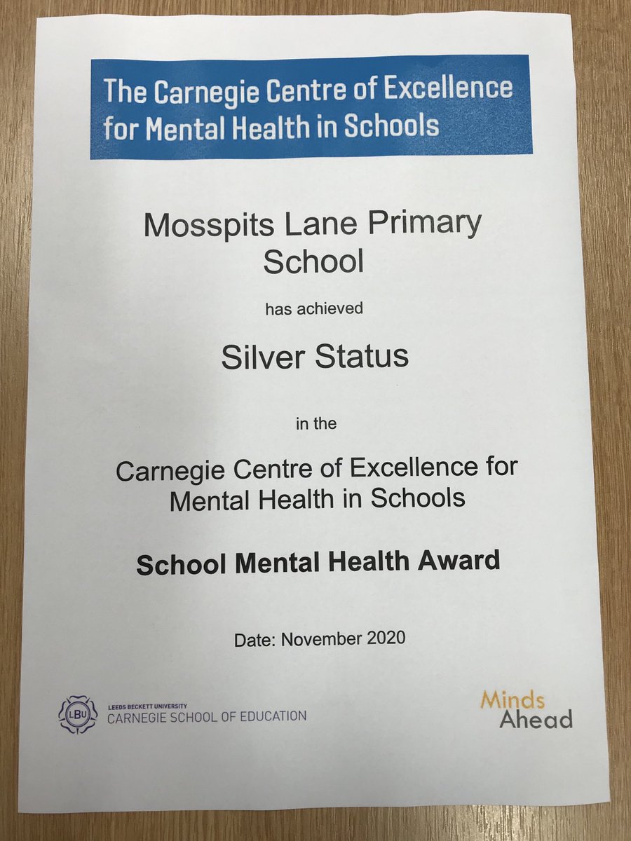MissEverittHT's tweet photo. So proud of the Mosspits School Community for achieving this award. A special mention for Miss Ainsworth for all her hard work getting our application ready! https://t.co/IZgMEzHsOf