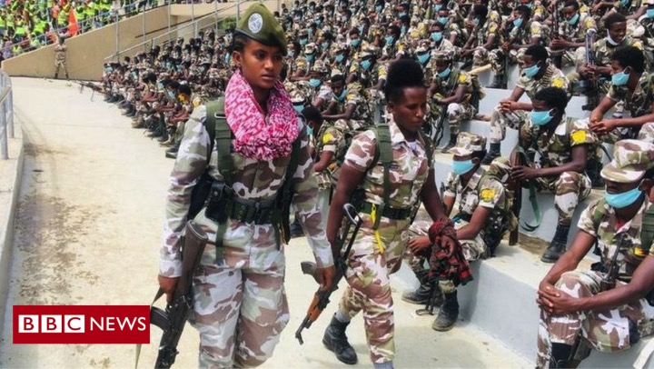 The TPLF say they are ready to fight to defend the region while Mr Abiy's office says "the last red line had been crossed"There are risks with this level of rhetoric that the conflict in Tigray, if not resolved, could blow up into something more serious https://bbc.in/36oTzPg&nbsp;