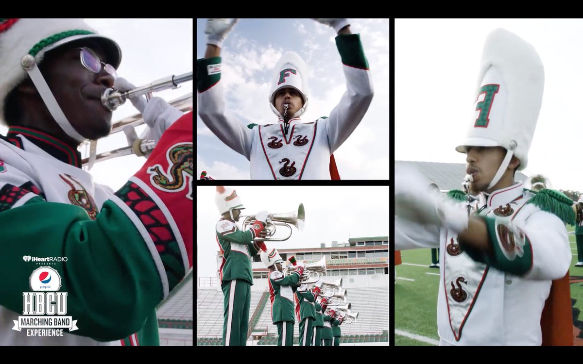 iHeartRadio's tweet photo. It’s HBCU Homecoming season! We’ve joined forces with 
@pepsi to bring together four HBCU marching bands for a performance like you’ve never seen before! ❤️

Watch it here: https://t.co/k0tMk3We8v #iHeartHBCU https://t.co/uph79L2hGe