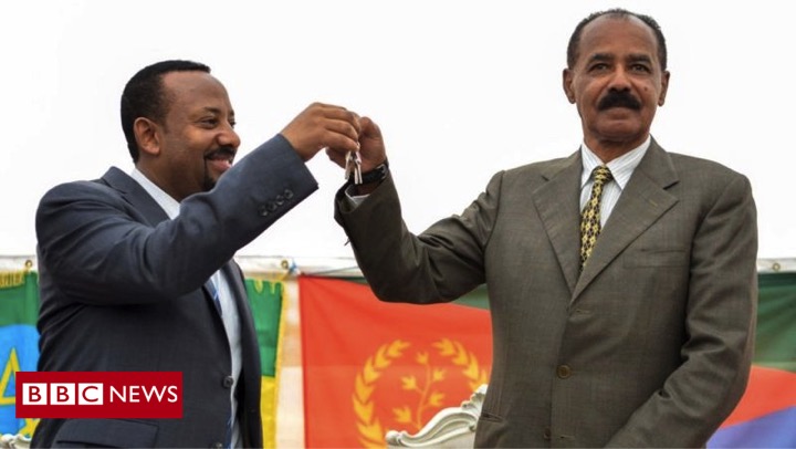 A dispute about territory, particularly the area around the town of Badme in Tigray led to the 1998-2000 Ethiopia-Eritrea warEritrea wants Ethiopia to abide by a UN-backed border commission ruling to hand over the town against TPLF's wishes https://bbc.in/36oTzPg&nbsp;