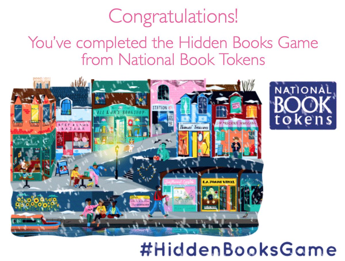 Definitely_Mark's tweet photo. It only took all morning and a bit of collaboration! #HiddenBooksGame https://t.co/4OMnWEFqGG