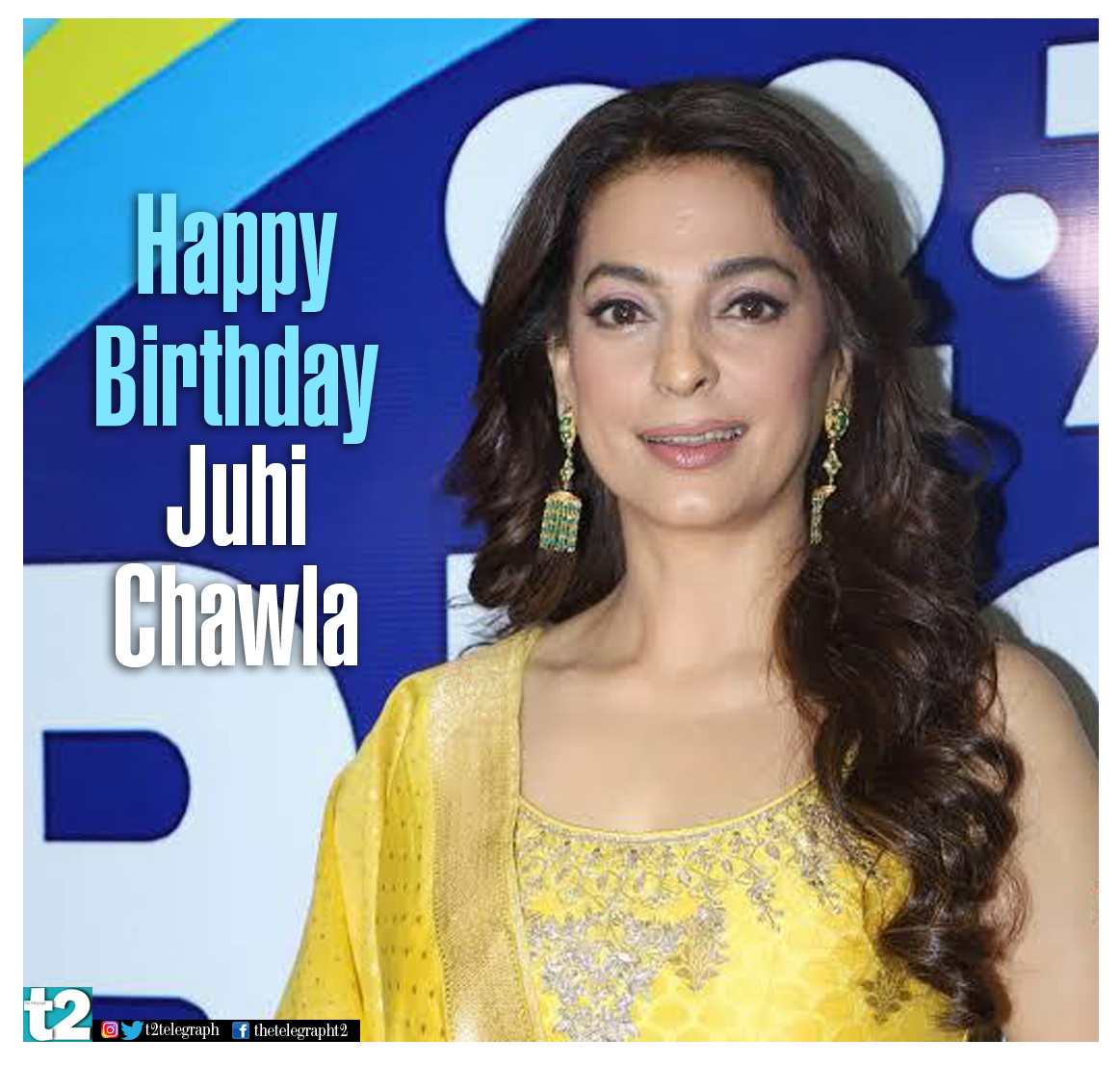 Juhi Chawla is all things love! t2 wishes the warm and vivacious actor a very happy birthday! 