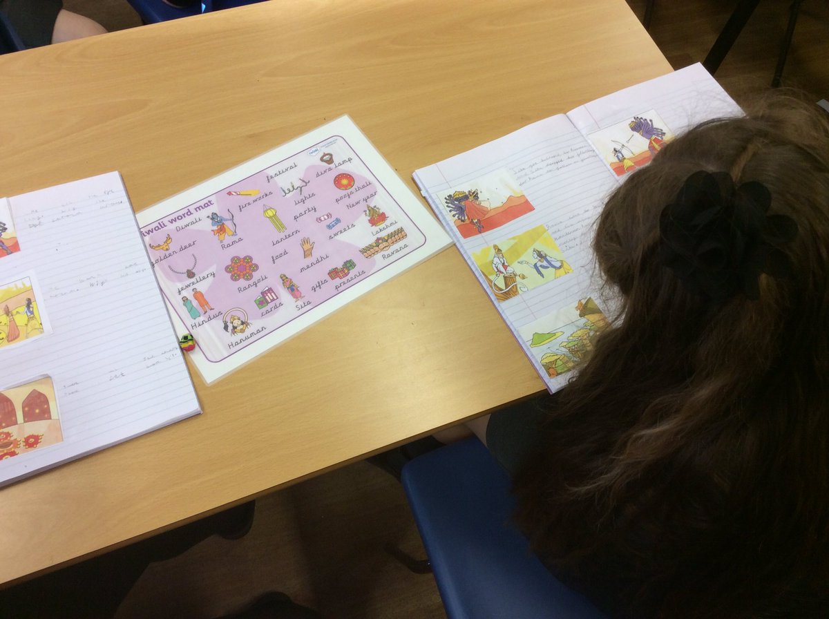 MWCP_Year2's tweet photo. We are retelling the story of Rama and Sita #mwcpre #mwcpwriting https://t.co/CQ6nbuvpFQ