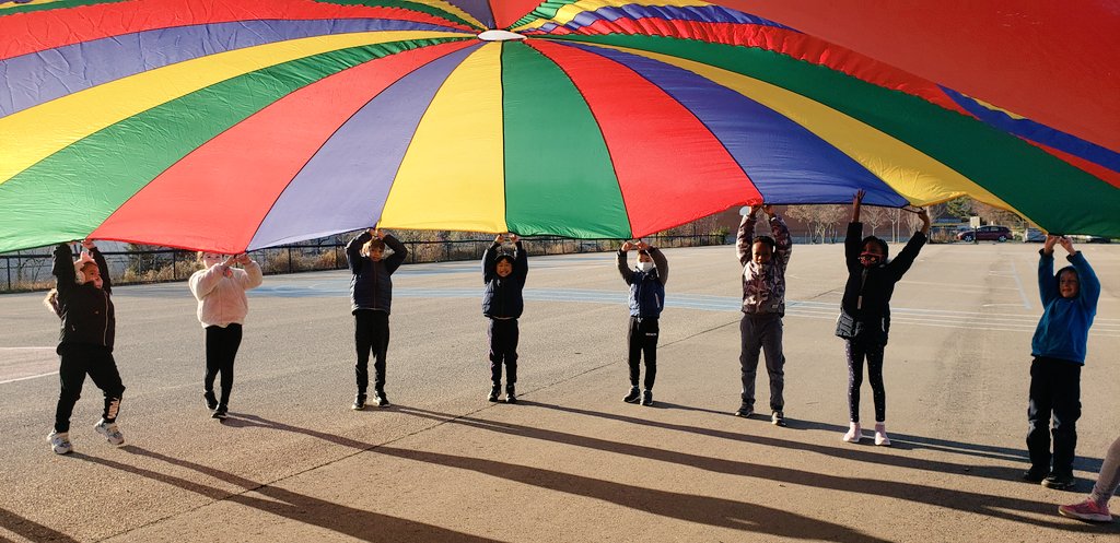 Joy is a parachute 😁 <a href="/StMargaretDP/">St. Margaret of Scotland Elementary School DPCDSB</a>