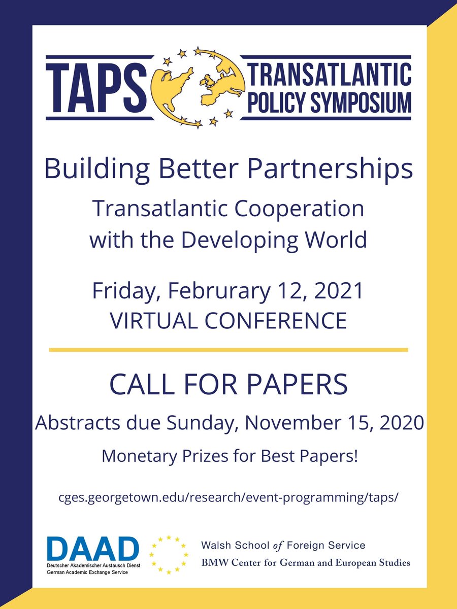 TAPSGeorgetown's tweet photo. 3 days left to submit your abstract! https://t.co/TmnNFkMPyM