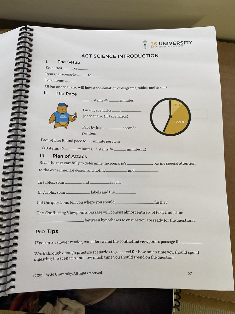 36University's tweet photo. We just received a new shipment of 200+ note-taking guides.🤓Giving students and teachers a structured format for taking notes has been one of the biggest improvements we've made to our program. #actcurriculum #actprep #36U https://t.co/u1weoPdi5I
