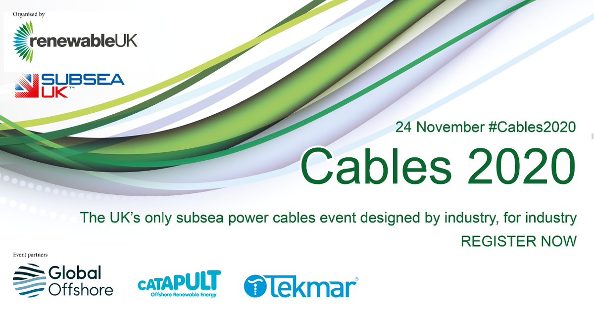 Flowline_Ltd's tweet photo. We are proud to be sponsoring this month’s #Cables2020 virtual conference that is being held on Tuesday, 24 November. Organised by @RUKEvents and @Subseauknews, the event will tackle the big questions around subsea cables. More info at https://t.co/tgepRjMm6T
#Cables20 https://t.co/lK6bEBn3an