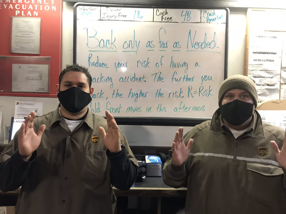 Minimize your backs, Back only as far as needed. @drdavisups <a href="/chipcook4/">chip cook</a> <a href="/CP_UPSers/">Central Plains</a>  <a href="/ExperienceUPS/">Experience UPS</a> <a href="/sdaniels3ups/">Steven Daniels</a>