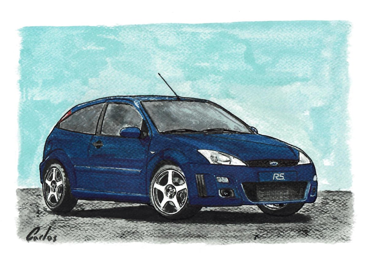 Coches míticos - Ford Focus RS
#art #watercolor #acuarela #arte #coches #cars #drawing #drawtodrive #ford #focus #fordfocus #focusrs #turbo https://t.co/CQZUlAL5Mi
