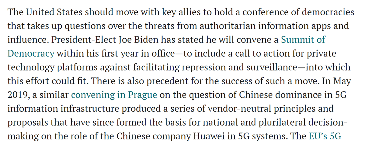 In my latest for  @lawfareblog, I detail how a conference of democracies, modelled after the Prague 5G Security Conference that formed the basis of multilateral engagement on Huawei could take up this effort in the context of information threats. https://www.lawfareblog.com/way-forward-us-policy-tiktok