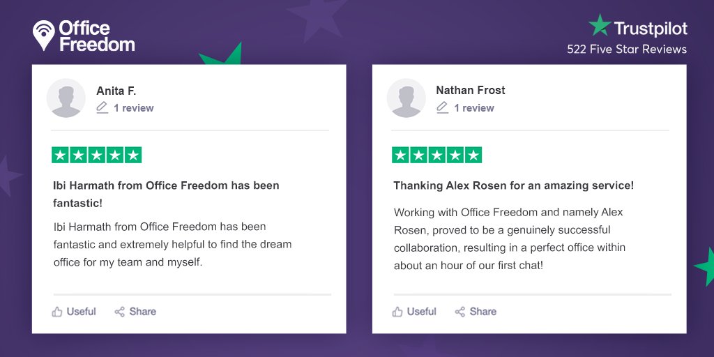 Once again we’ve helped companies secure an office space accommodating new needs for the new world. You too can benefit from our current offers including; rent free periods, lockdown rent protection, all-inclusive pricing and flexible contracts. officefreedom.com/company/contac…