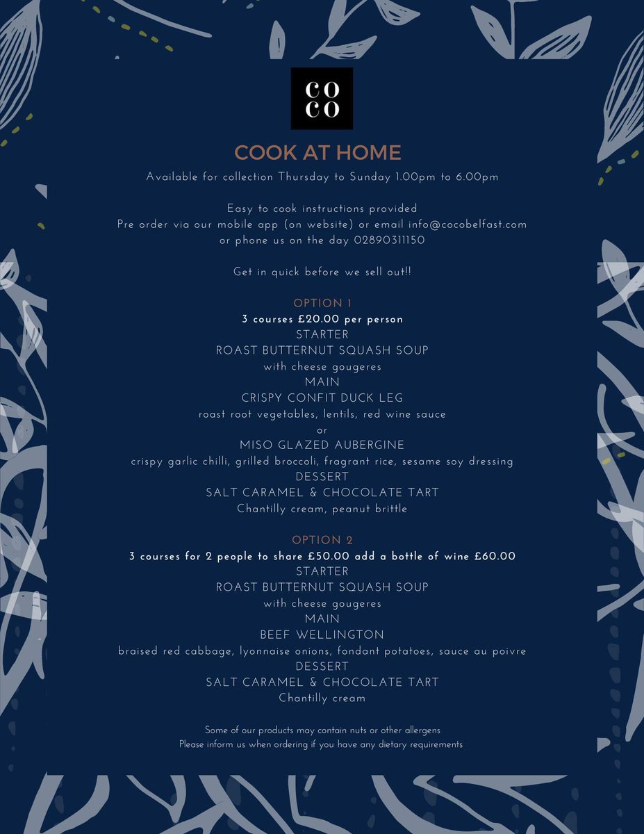 CoCo Restaurant (@cocobelfast) on Twitter photo 