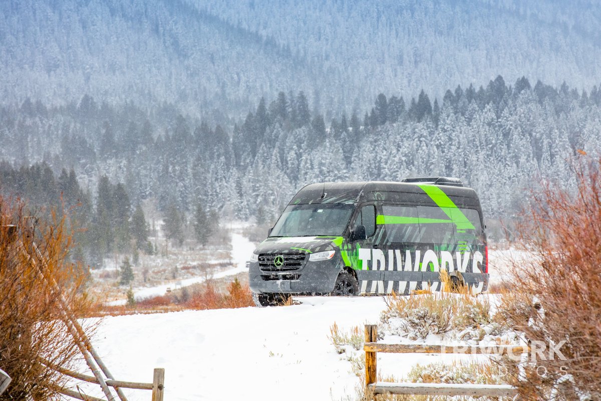 TRIWORKSTUDIOS's tweet photo. She has been so loyal to us over the past couple of days. Cheers to you TRIBIEBER (Our Sprinter Studio) ... We couldn't have done the Jackson Hole, WY blitz without you. ❤️ @MercedesBenz @MercedesBenzUSA #MercedesBenz #triworks #triworkstudios #media #Marketing #agency #sprinter https://t.co/v0LHMUQg9H