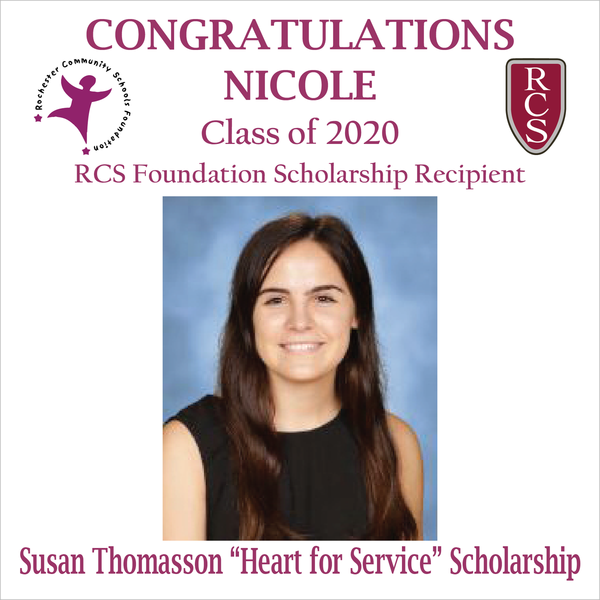 RCSFoundation2's tweet photo. Attention seniors: It’s time to apply for @RCSFoundation2 scholarships! Applications are due Jan. 8, 2021. Review opportunities here: https://t.co/TBwaVdu8Re.

You may also visit the Community Foundation of Greater Rochester: https://t.co/abgVZPEwaT.

#ClassOf2021 #RCSFcares https://t.co/WawRPODrt8