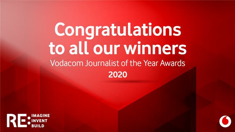 Vodacom's tweet photo. We're excited to announce the #VJOY2020 winners from Gauteng! Thank you for going the extra mile to bring news and information to society in challenging times. Here's a full list of the winners: https://t.co/0Q6ca1LdOV https://t.co/CpB5jpBBWG