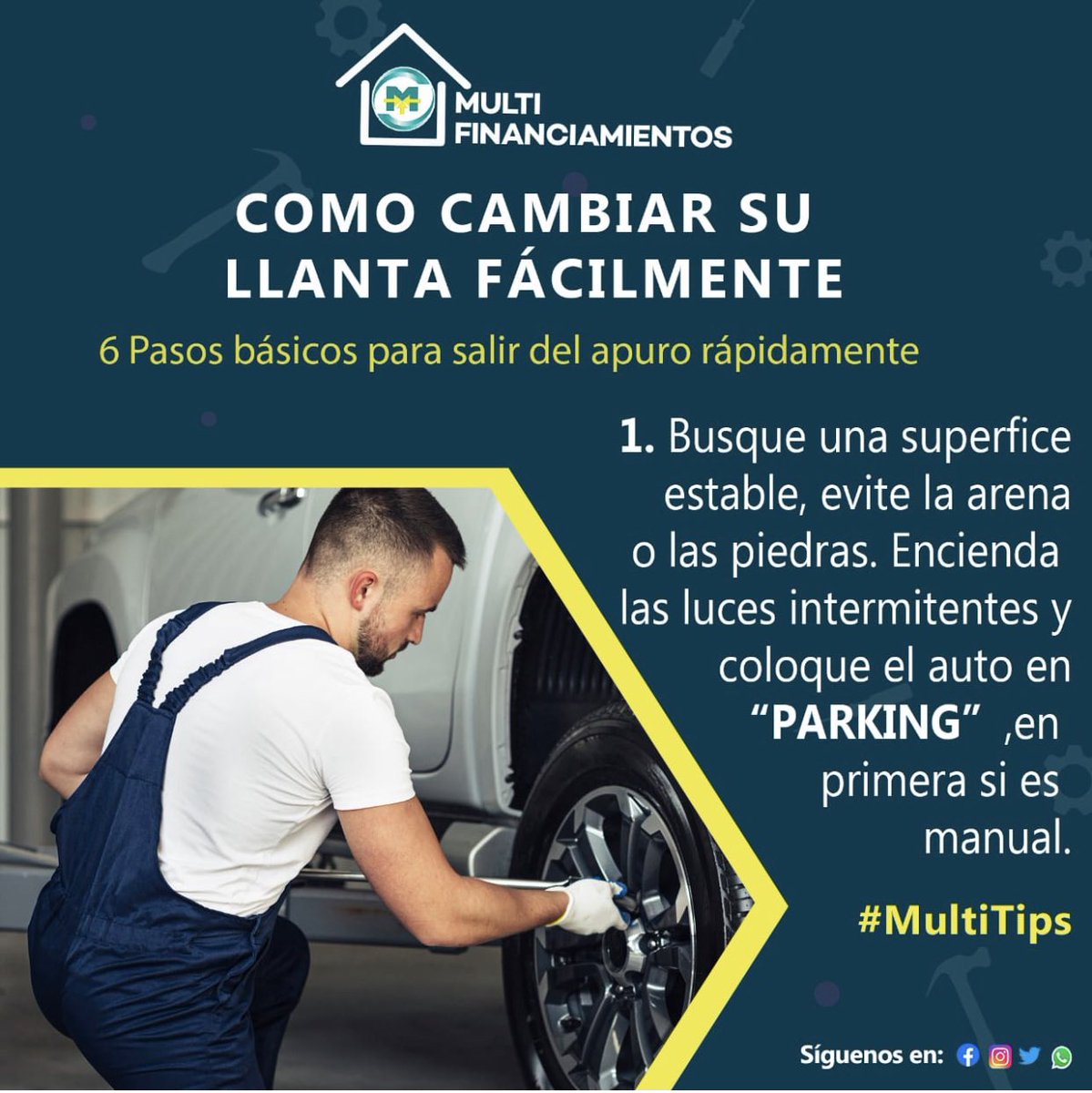mfpty's tweet image. #multitips

6 Pasos básicos para una cambiar una llanta fácilmente.

#cambiodellanta #llantas