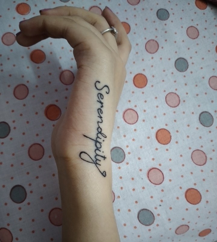 jangmi357's tweet photo. Got this tattoo one month ago!!! It's simple but it holds a deep meaning for me💜💜😊😊 https://t.co/u7gNg1eA7E
