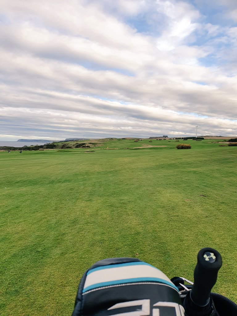mattycruise's tweet photo. Another fine day on the course, good practice for the weekend and more dry than the masters @RoyalTarlairGC #RTGC #Golf #notthemasters https://t.co/32Owo5rcJ0
