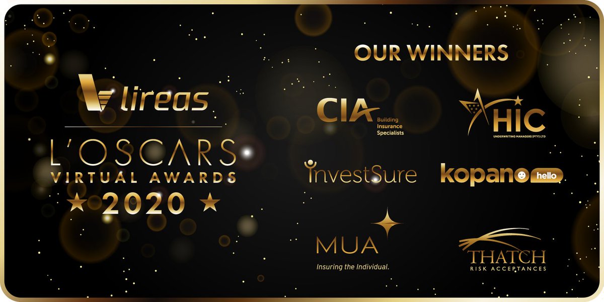 Congratulations to our winners! #lireasholdings #lireasloscars2020 #virtualawards