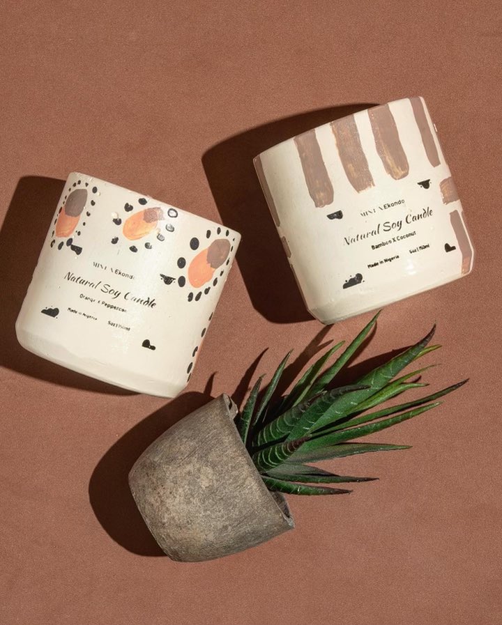 mintedng's tweet photo. You can now experience Ekòndo x Mint with a burst of fruity flavor in 150ml candles🎨🕯.Five of our best selling candles are available this holiday season in @experienceekondo exquisitely hand made clay jars https://t.co/9P85Jyzq1w