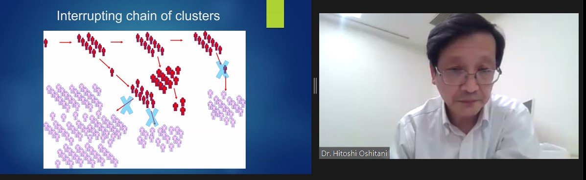 Tuning in now to hear about retrospective contact tracing. The goal -- interrupting chains of *clusters*!w/ Hitoshi Oshitani,  @kj_seung,  @zeynep  https://cyber.harvard.edu/events/retrospective-contact-tracing-how-states-can-investigate-covid-19-clusters