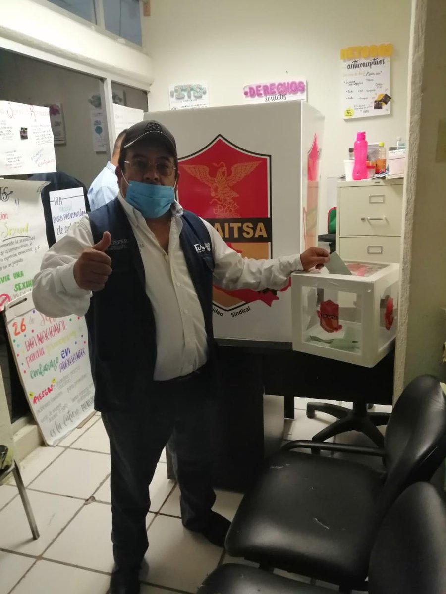 sinaitsa's tweet photo. El día de hoy #SINAITSA escribe unas palabras mas en la historia de la libre sindicación y la democracia sindical en nuestro pais, en el sector salud y en el estado de #Tamaulipas, se inicia con la jornada electoral para la elección del Comité Ejecutivo Estatal de #Tamaulipas. https://t.co/EV7flll582
