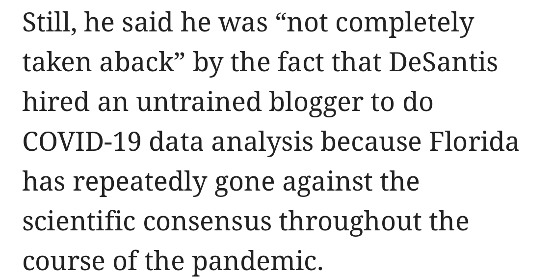 11/ Claiming scientific consensus, in the overwhelming absence of consensus, is so broad that it’s unarguable. This is what you do when you’re out of ammo.