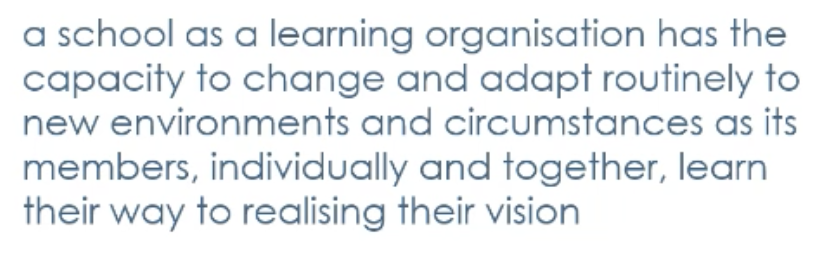 etwinningbefr's tweet photo. @eirpateraki answers the question "What makes a school a learning organisation?" at the #eTwSchools Online Conference. https://t.co/GvMp73tD7r