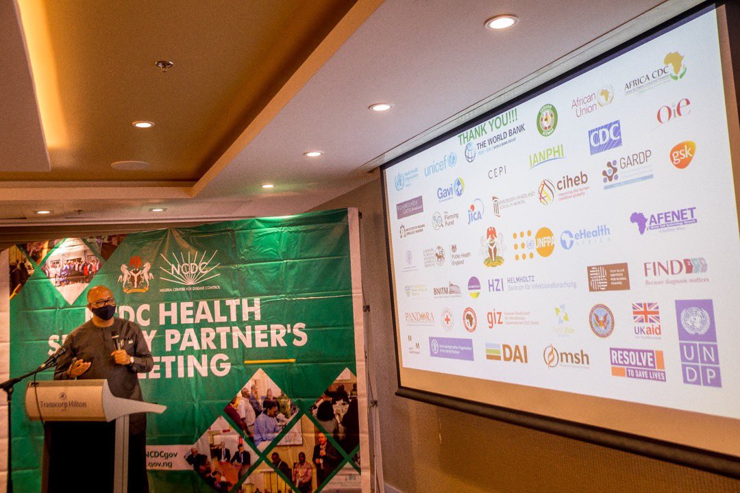 Chikwe_I's tweet photo. Today, we held our @NCDCgov Annual Health Security Partners’ Meeting. Important opportunity to review our activities in 2020 &amp; discuss strategic areas of collaboration for 2021

Thank you to our partners working with us to strengthen health security in Nigeria

#StrongerTogether https://t.co/IGA2YMebKl