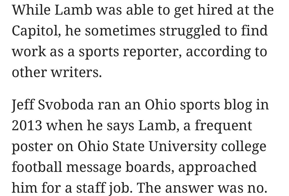 12/ You finally found the smoking gun! Kyle was turned down for a sports journalism job in a highly competitive industry! I’ve been turned down from jobs, I don’t see that as a character flaw. Worthless comments.