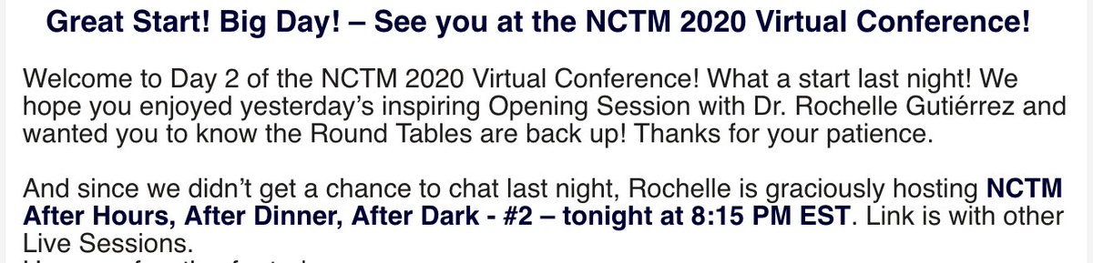 If you're registered for the conference, I hope you'll join me tonight at 8:15pm ET in the After Dark session! I'm excited to engage in a deeper dialogue with you.