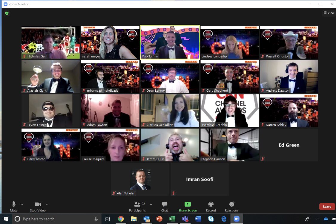 Got our black tie attire on, drinks in hand watching the <a href="/CRN/">CRN</a> awards! Go team <a href="/DellTechUK/">Dell Technologies UK</a>  <a href="/CommsCare/">Comms-care</a> <a href="/CRN_UK/">CRN UK</a> <a href="/DellTechPartner/">Dell Technologies Partners</a>