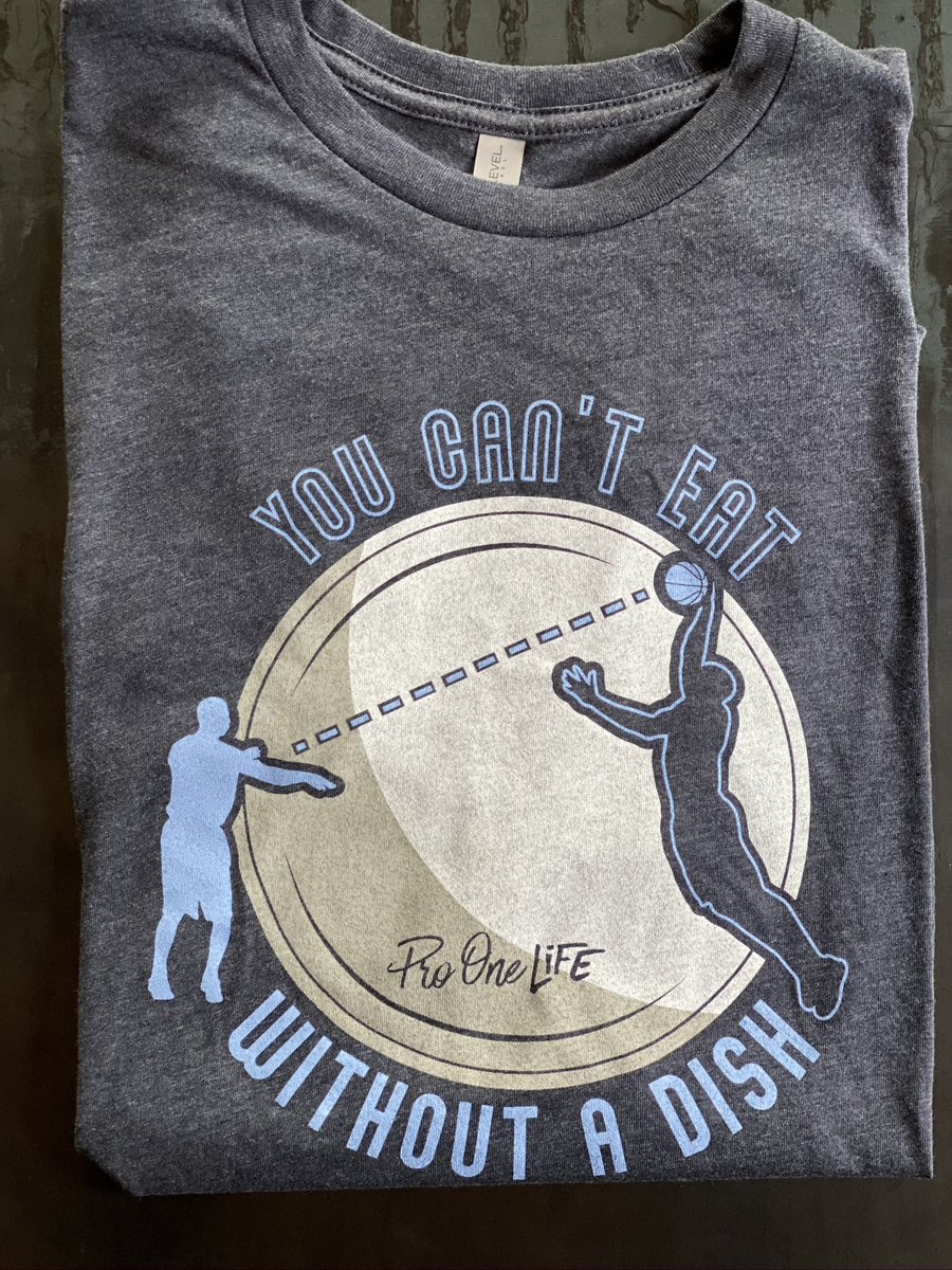 proonelife's tweet photo. 🚨 🚨 NEW DESIGN ALERT 🚨 🚨 

It's time to recognize the guys who set the table for others to eat! We love Shooters and Big Men but they wouldn't be anywhere without the guys distributing. Show some love in this Next Level Tri-Blend shirt!

#basketball #tshirt #lifestyle https://t.co/IlIO3XHOQc
