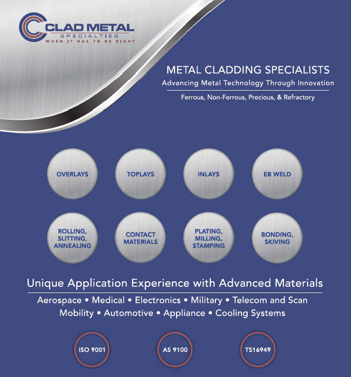 CladMetalSpec's tweet photo. Clad Metal Specialties - When It Has To Be Right!
.
.
.
#CladMetal #MetalCladding #MetalTechnology #Innovation https://t.co/wQd83LkWTT