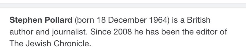 Stephen Pollard (Editor of Jewish Chronicle) - Jeremy Corbyn’s antisemitic tweet