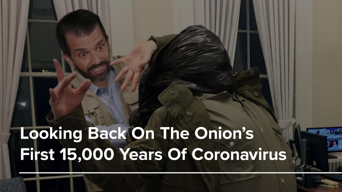 ‘He’s Got The Mulan Virus!’ Yells Don Jr. Attempting To Quarantine Eric By Duct Taping Garbage Bag Over Head bit.ly/3pqegCY