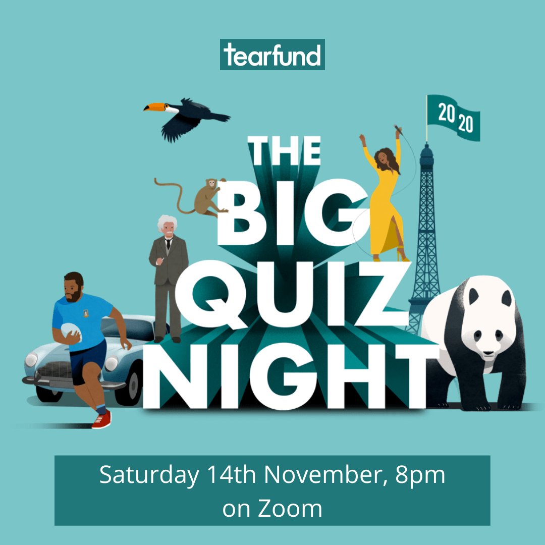 We're hosting a Big Quiz Night on behalf on <a href="/Tearfund/">Tearfund</a> this coming Saturday at 8pm on Zoom. You can register your team (up to 6 people) by emailing worldchurch@stpaulsdorking.org.uk
Find out more information at - stpaulsdorking.org.uk/news

#lockdownquiz #stpaulsdorking #dorking